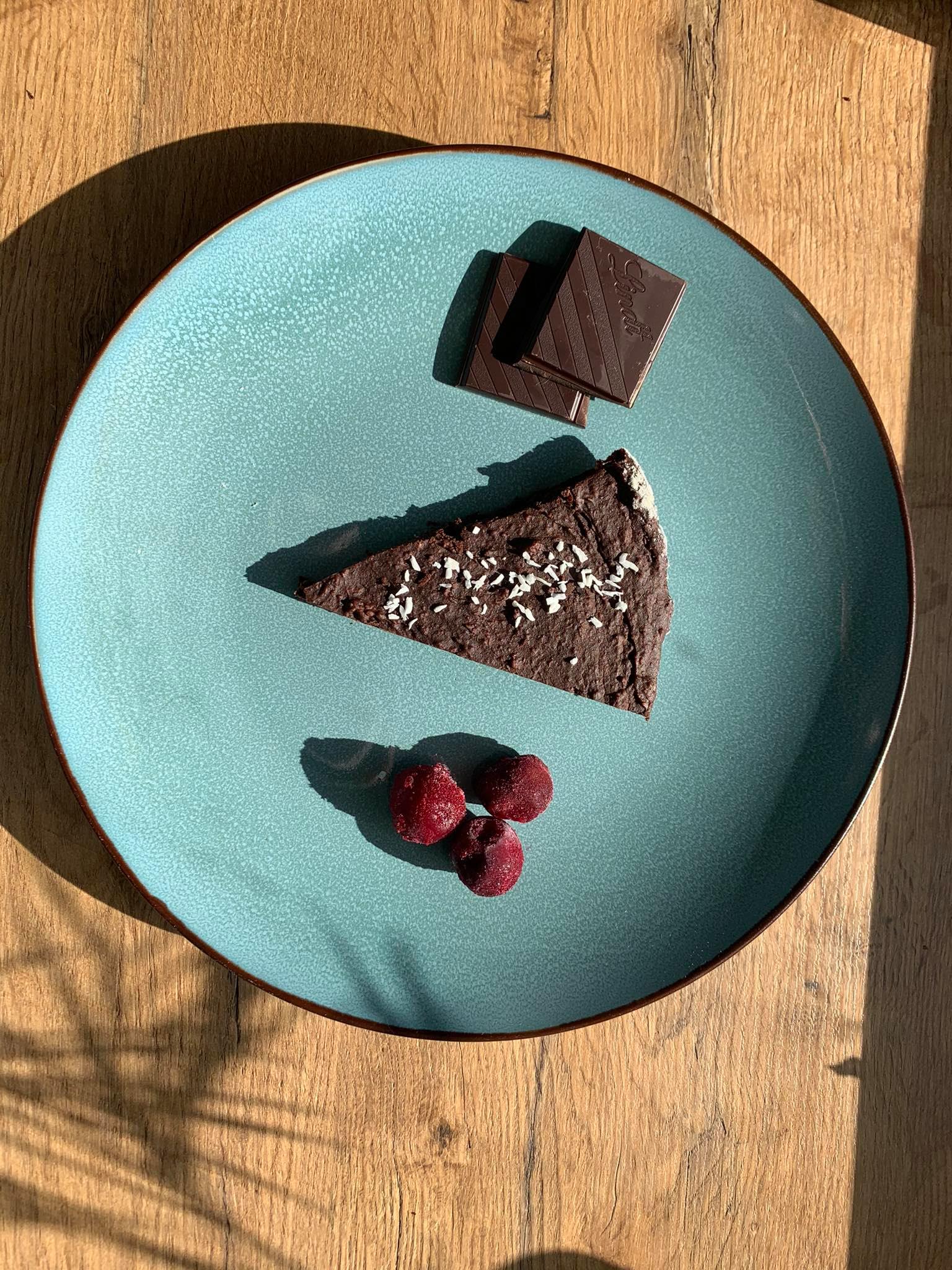 Mocno czekoladowe fasolowe brownie