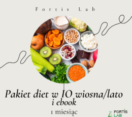 Pakiet diet wiosna/lato w IO (1 miesiąc) + ebook